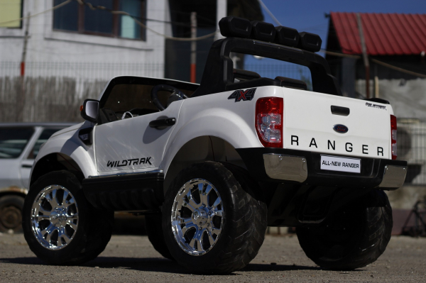 Masinuta electrica Ford Ranger 4x4 180W cu ROTI MOI #ALB [6]