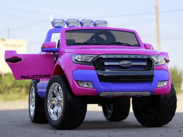 Masinuta electrica Ford Ranger 4x4 180W DELUXE #Roz [4]