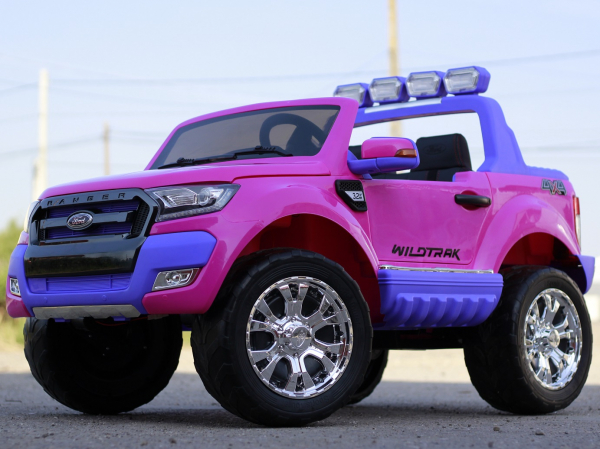 Masinuta electrica Ford Ranger 4x4 180W DELUXE #Roz [3]