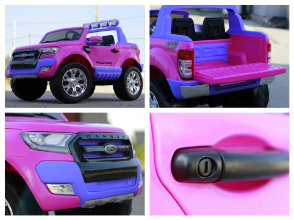 Masinuta electrica Ford Ranger 4x4 180W DELUXE #Roz [8]