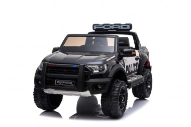 Masinuta electrica Ford Ranger F650 POLICE STANDARD 2x 35W 12V #Negru [2]