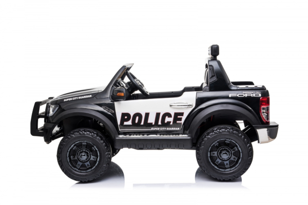 Masinuta electrica Ford Ranger F650 POLICE STANDARD 2x 35W 12V #Negru [7]
