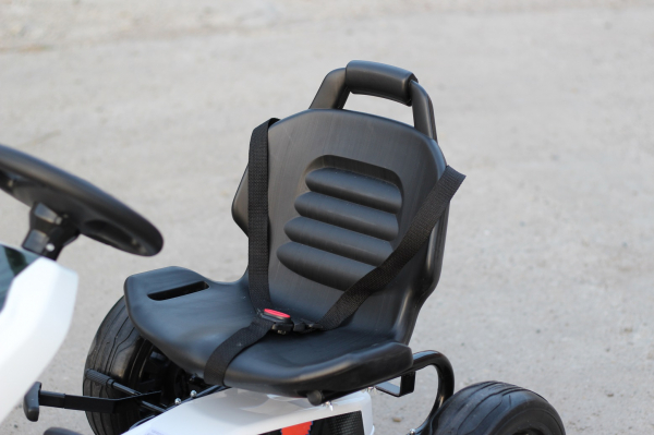 Kinderauto GO Kart cu pedale de la FORD #Alb [6]