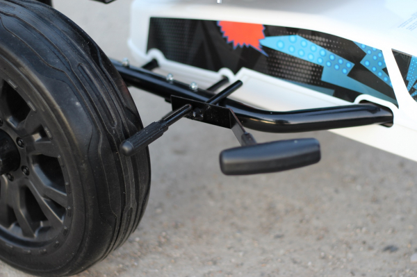 Kinderauto GO Kart cu pedale de la FORD #Alb [4]