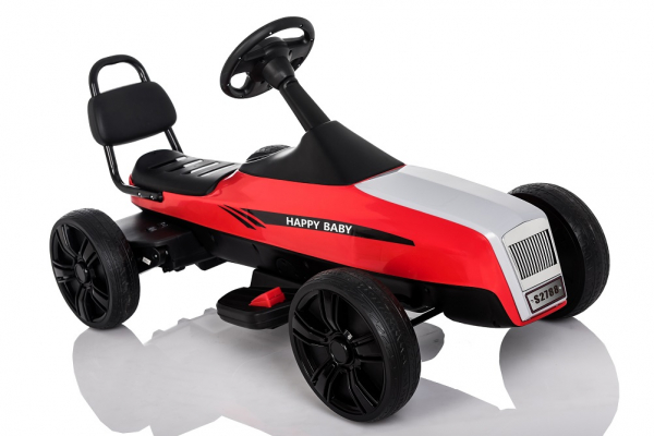 Kinderauto GO Kart electric S2788 RETRO #Rosu [9]