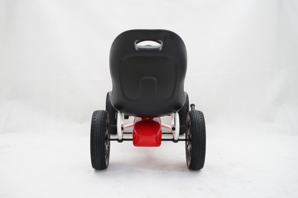 Kart cu pedale, pentru copii, de la Fiat Abarth, cu roti moi, culoare Rosie [3]