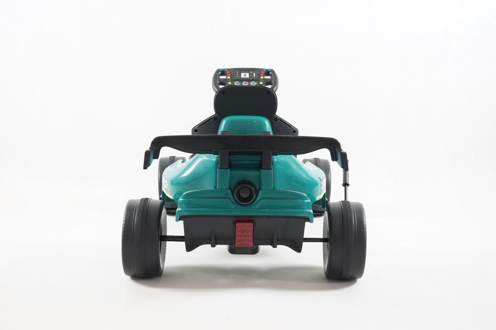 Formula 1 GO Kart cu pedale de la Aston Martin, roti moi EVA, pentru copii [4]