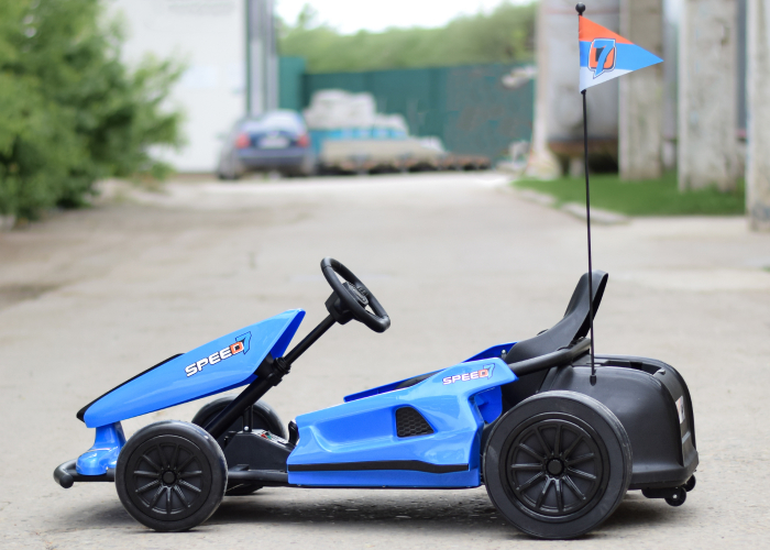 Kart electric copii 3-11 ani A035 F1, albastru, 500W [4]