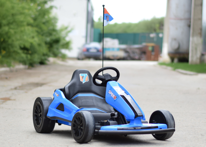 Kart electric copii 3-11 ani A035 F1, albastru, 500W [5]