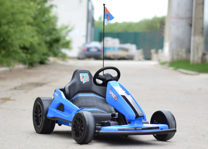 Kart electric copii 3-11 ani A035 F1, albastru, 500W [2]