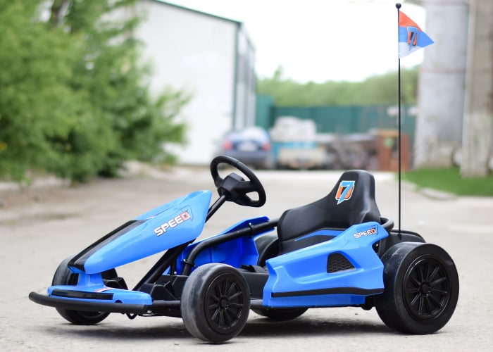 Kart electric copii 3-11 ani A035 F1, albastru, 500W [3]