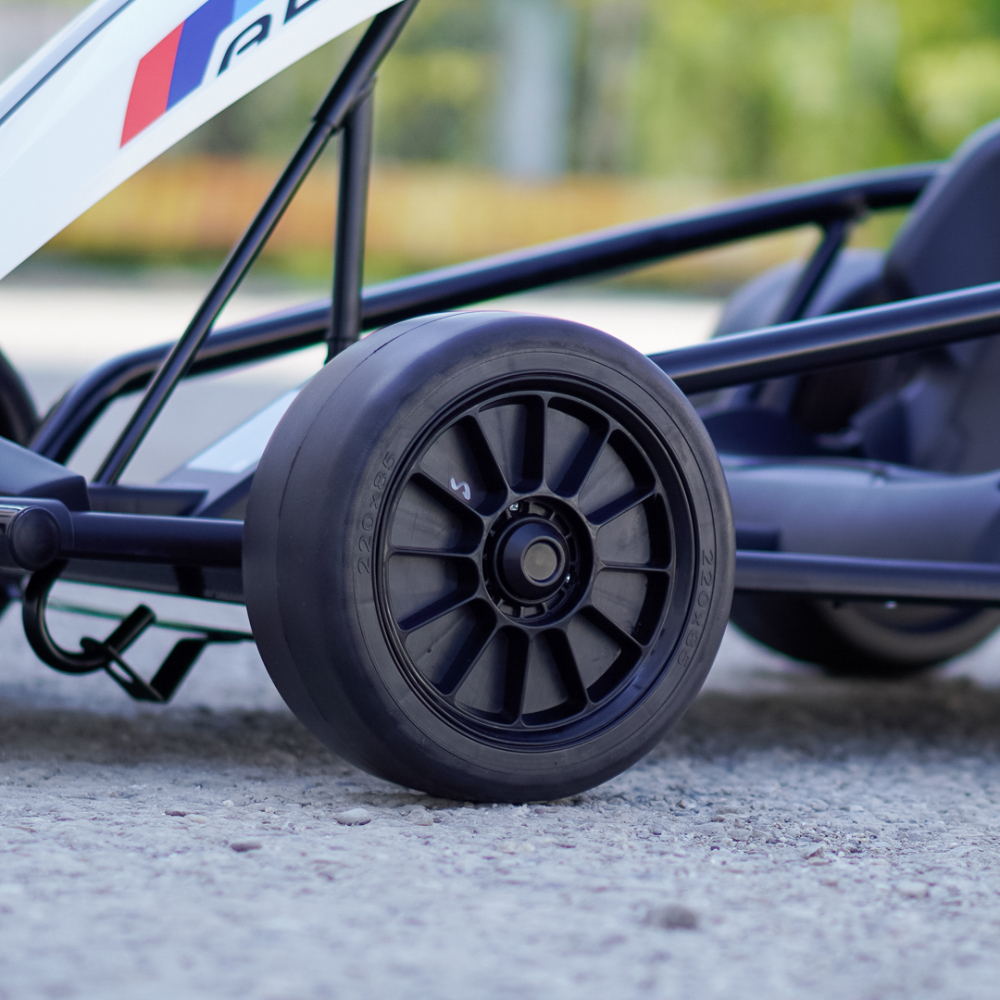 Kart electric copii SX1968, 500W, roti moi, alb [10]