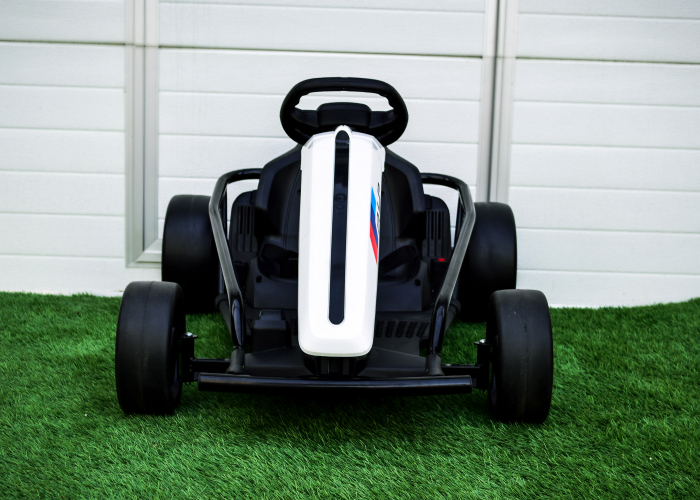 Kart electric copii SX1968, 500W, roti moi, alb [3]