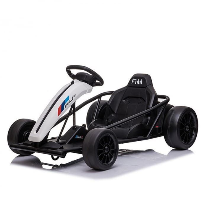 Kinderauto Go Kart electric pentru copii SX1968, 500W putere, 24V, CU ROTI MOI Alb Produse in stoc 2023-11-29