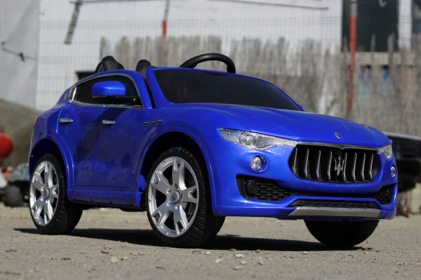 Masinuta electrica Maserati Levante 2x35W PREMIUM #Albastru [4]