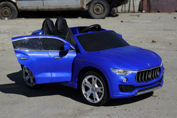 Masinuta electrica Maserati Levante 2x35W PREMIUM #Albastru [5]