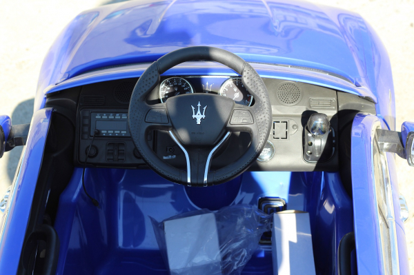 Masinuta electrica Maserati Levante 2x35W PREMIUM #Albastru [8]