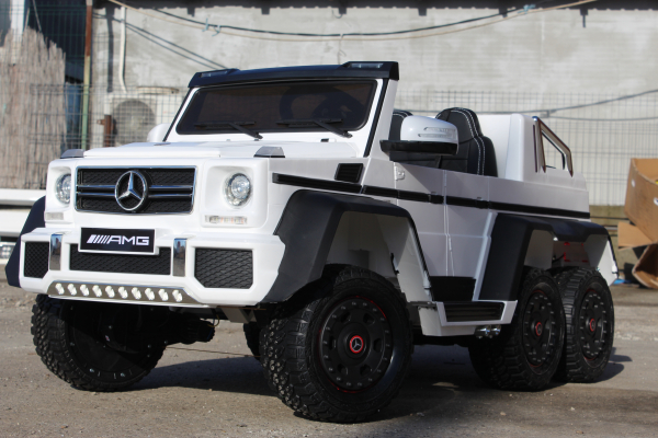 Mercedes G63, 6x6, alb, pentru copii 2-5 ani [4]
