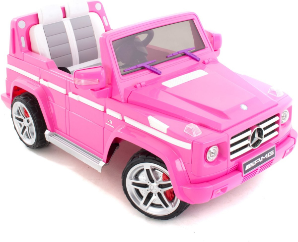 Masinuta electrica pentru fetite Mercedes G55, roz [7]
