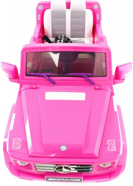 Masinuta electrica pentru fetite Mercedes G55, roz [9]