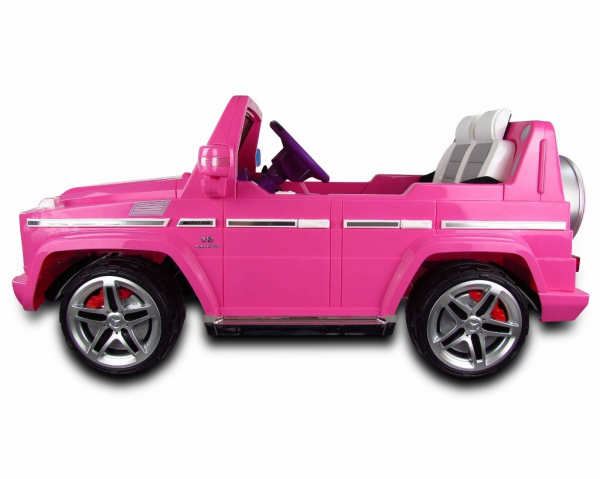 Masinuta electrica pentru fetite Mercedes G55, roz [6]