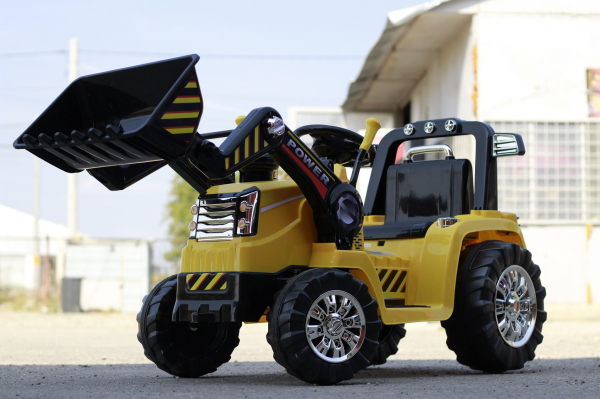Excavator electric Holicy pentru copii 2-6 ani, galben [2]
