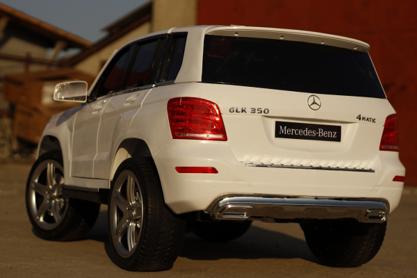 Masinuta electrica copii Mercedes GLK 2 x 35W, alba [5]