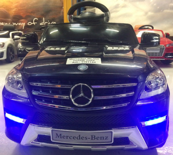 Masinuta electrica copii 2-4 ani Mercedes ML, neagra [7]