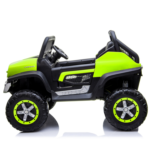 Masinuta electrica pentru 2 copii Mercedes UNIMOG 4x4 140W PREMIUM culoare Verde [18]