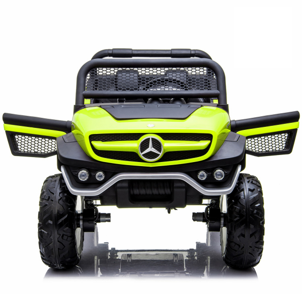 Masinuta electrica pentru 2 copii Mercedes UNIMOG 4x4 140W PREMIUM culoare Verde [17]