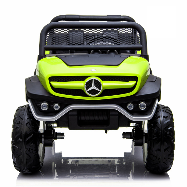 Masinuta electrica pentru 2 copii Mercedes UNIMOG 4x4 140W PREMIUM culoare Verde [16]
