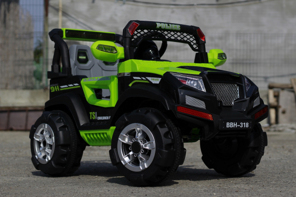Masinuta electrica pentru copii POLICE BBH-318, verde [4]