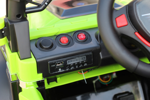 Masinuta electrica pentru copii POLICE BBH-318, verde [9]