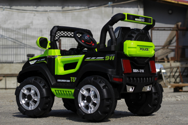 Masinuta electrica pentru copii POLICE BBH-318, verde [6]
