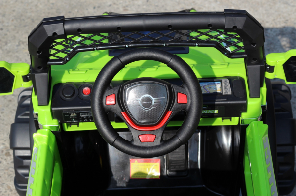 Masinuta electrica pentru copii POLICE BBH-318, verde [8]