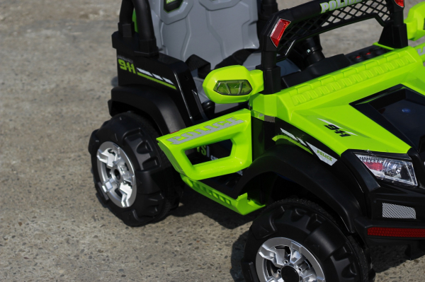 Masinuta electrica pentru copii POLICE BBH-318, verde [5]
