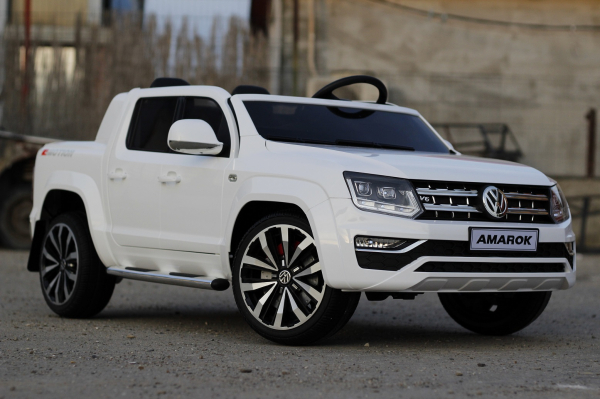 Masinuta electrica copii 2-6 ani VW Amarok alba [3]