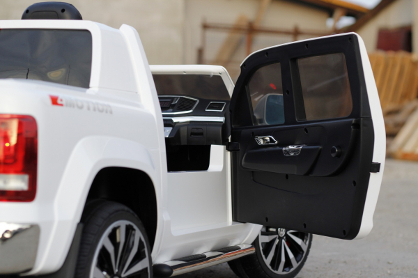 Masinuta electrica copii 2-6 ani VW Amarok alba [6]