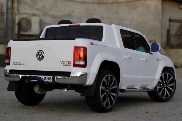 Masinuta electrica copii 2-6 ani VW Amarok alba [4]