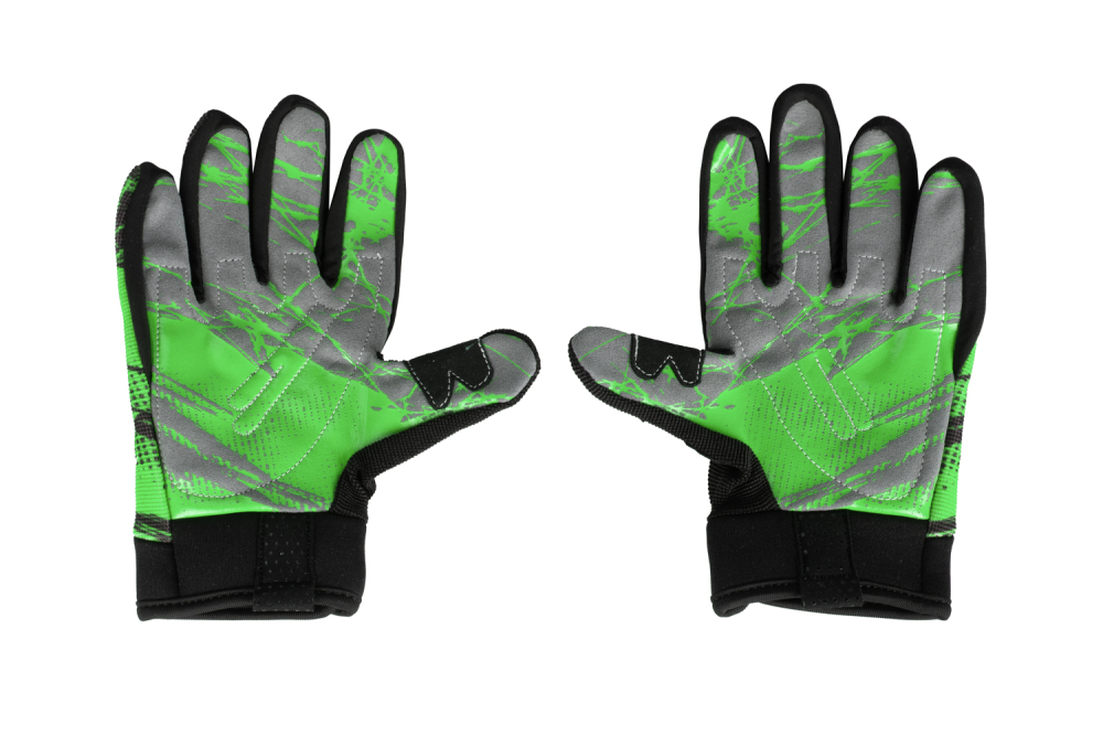 Manusi pentru copii KIMO Racing , culoare verde [2]