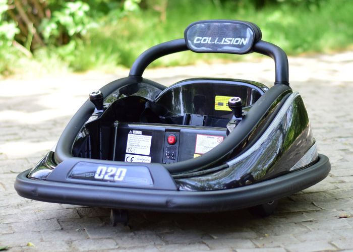 Masinuta busitoare cu RC, Kinderauto Super Collision 70W 12V culoare Neagra [2]