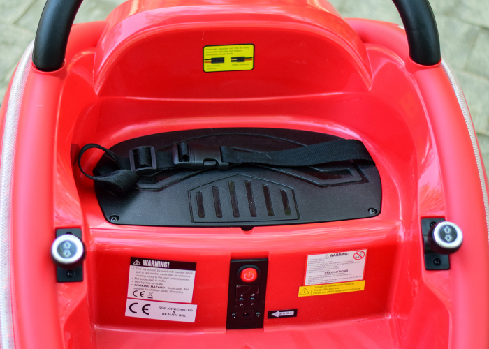 Masinuta busitoare cu RC, Kinderauto Super Collision 70W 12V culoare Rosie [7]