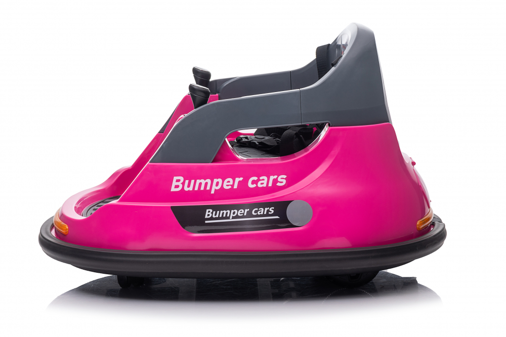 Masinuta busitoare cu telecomanda, Kinderauto Bumper, 70W 12V, culoare roz [5]