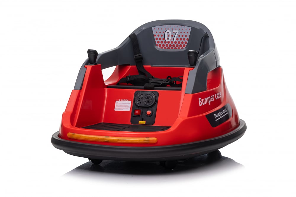 Masinuta busitoare pentru copii, Kinderauto Bumper, telecomanda control parental,  70W 12V, culoare rosie [13]