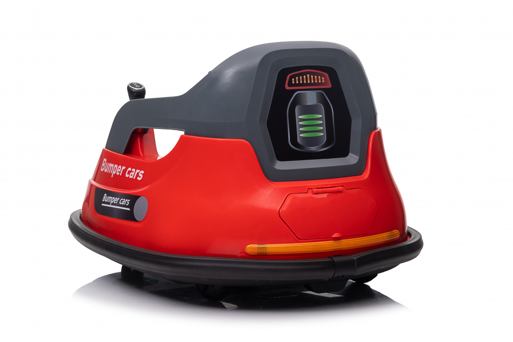 Masinuta busitoare pentru copii, Kinderauto Bumper, telecomanda control parental,  70W 12V, culoare rosie [16]