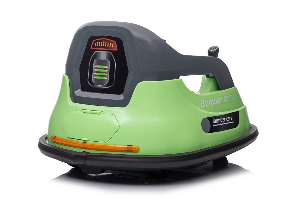 Masinuta busitoare cu telecomanda, Kinderauto Bumper, 70W 12V, verde [15]