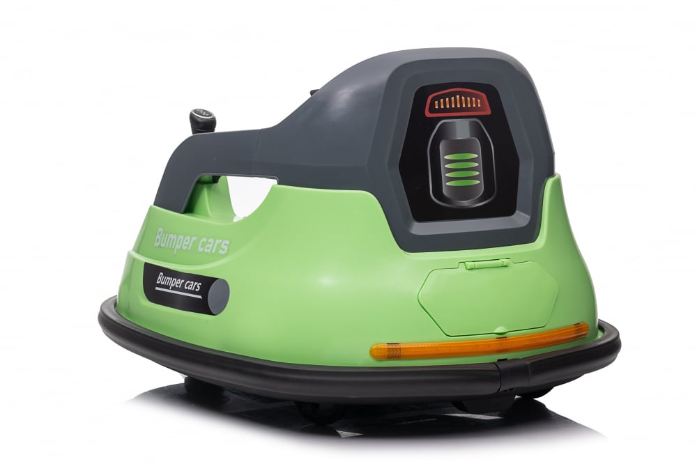 Masinuta busitoare cu telecomanda, Kinderauto Bumper, 70W 12V, verde [13]