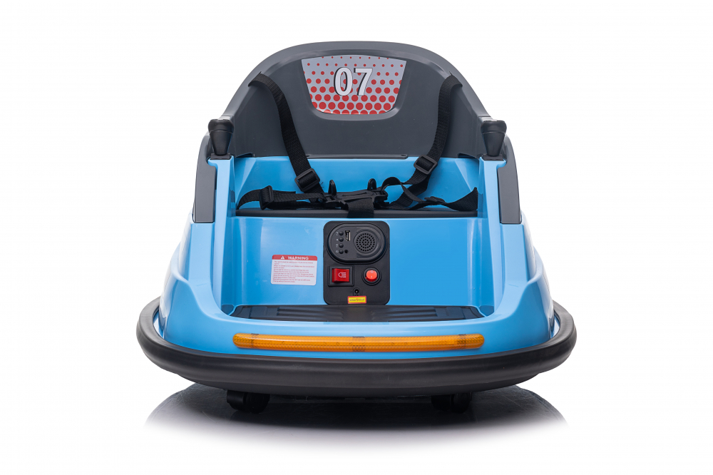 Masinuta busitoare, Kinderauto Bumper 70W 12V, telecomanda control parental,  culoare albastra [2]