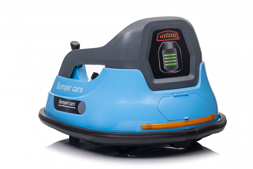Masinuta busitoare, Kinderauto Bumper 70W 12V, telecomanda control parental,  culoare albastra [6]