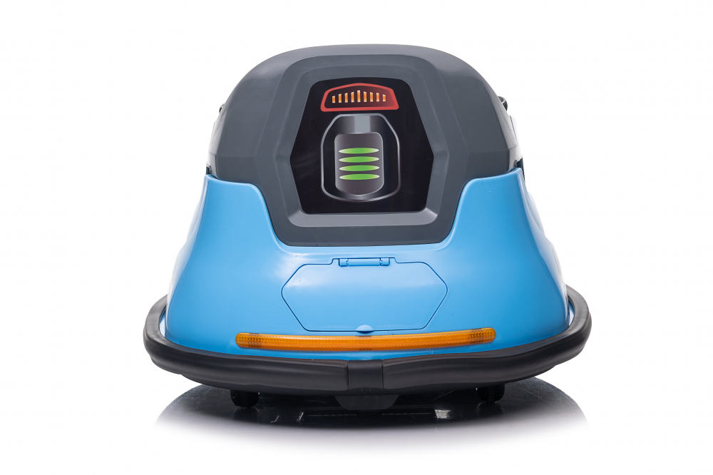 Masinuta busitoare, Kinderauto Bumper 70W 12V, telecomanda control parental,  culoare albastra [7]